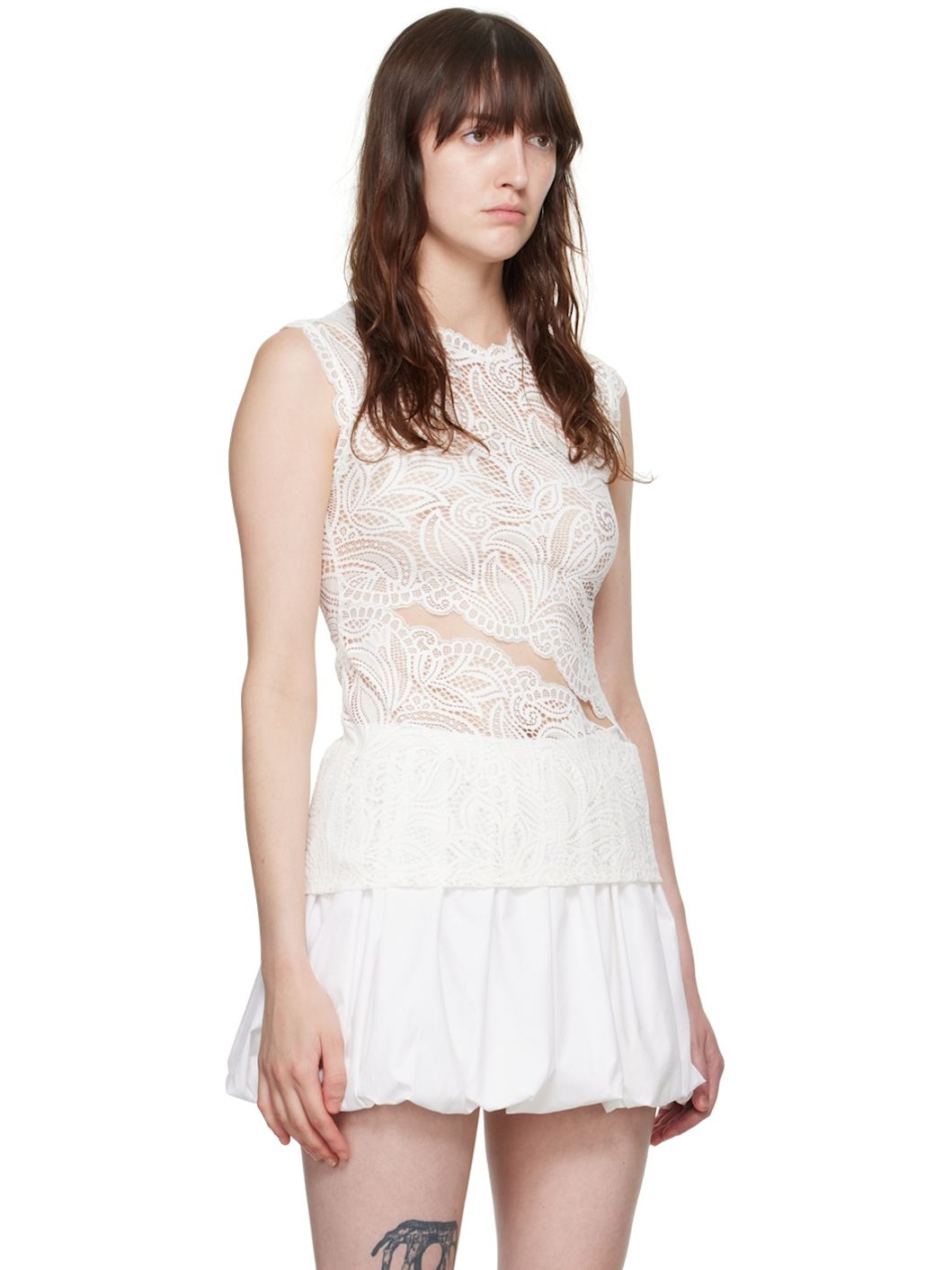 White Silva Blouse - 2
