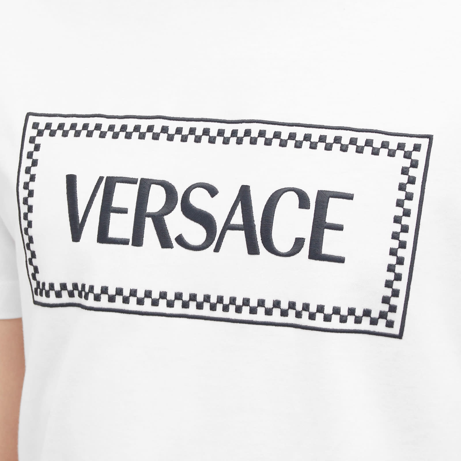 Versace Tiles Embroidered Tee - 5