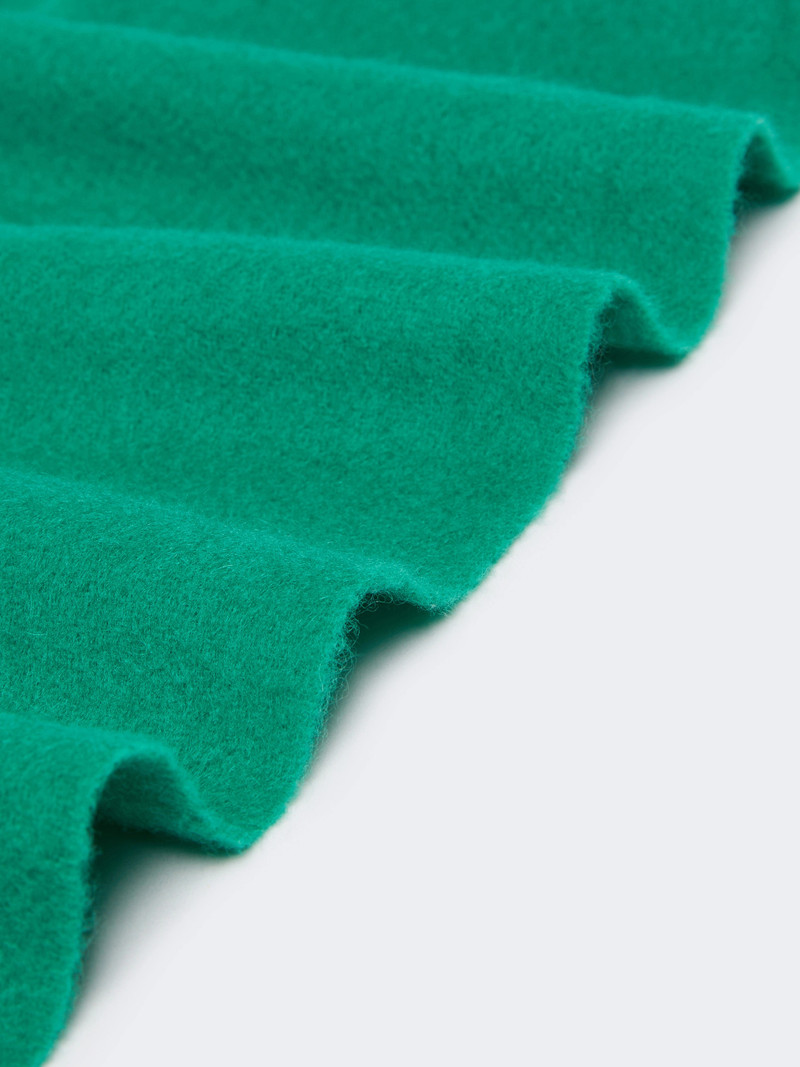 FASCIA Wool and cashmere stole - EMERALD 3