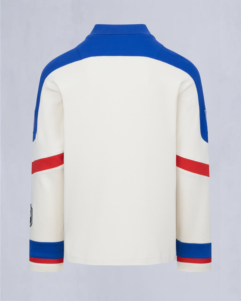 NHL X MOOSE KNUCKLES RANGERS POLO 5