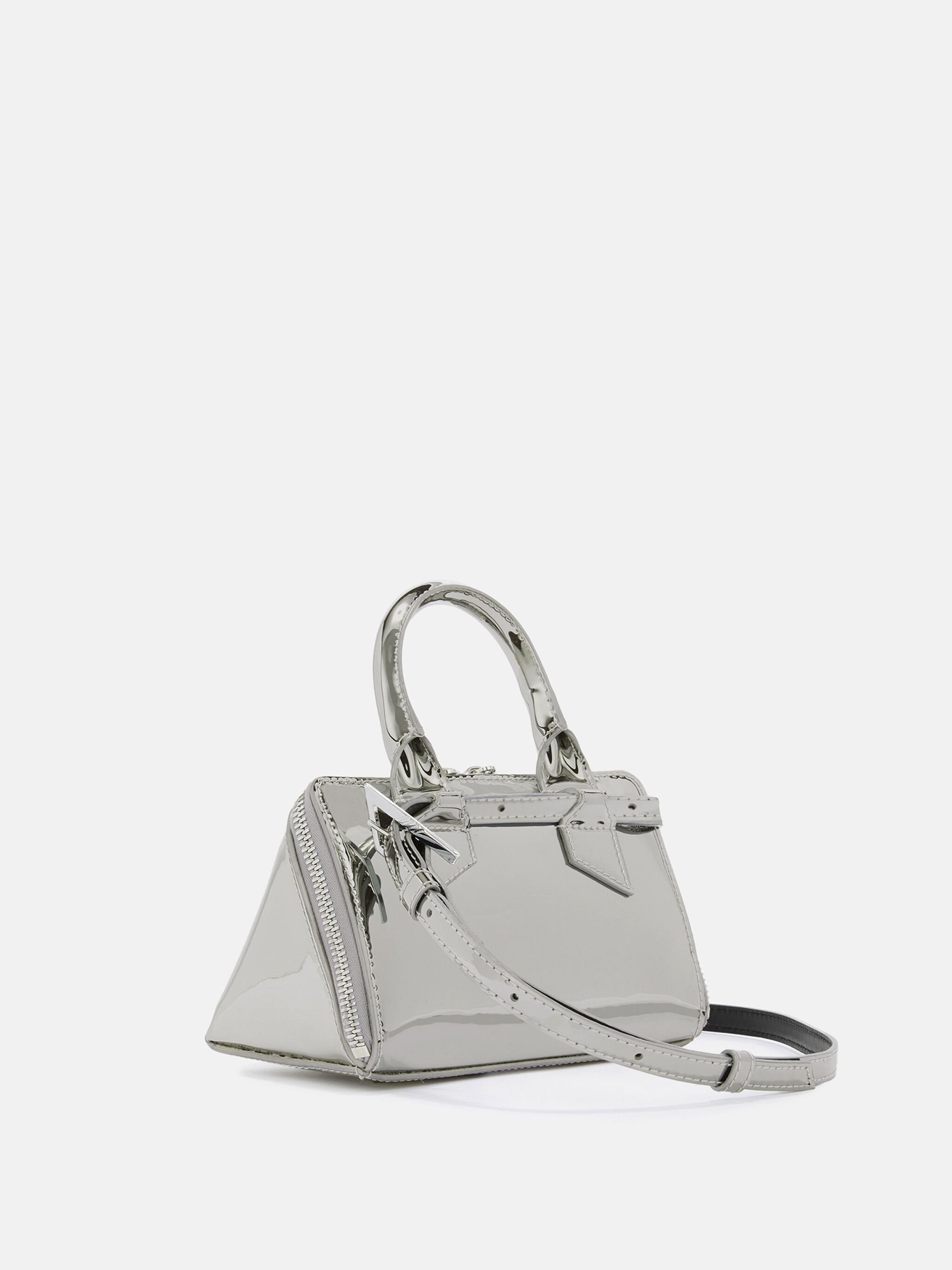 ''FRIDAY'' SILVER MINI HANDBAG - 3