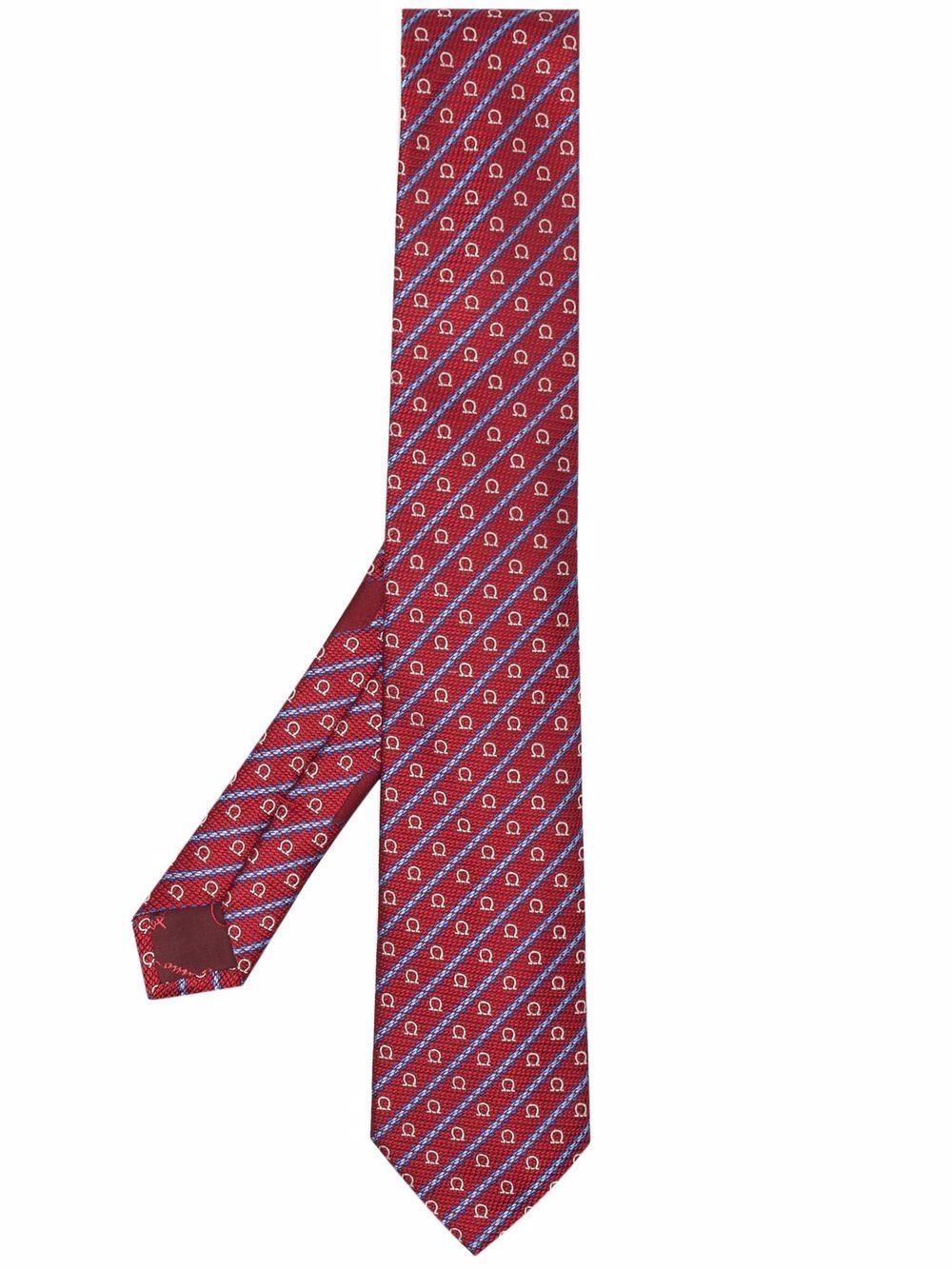 Gancini-print tie - 1