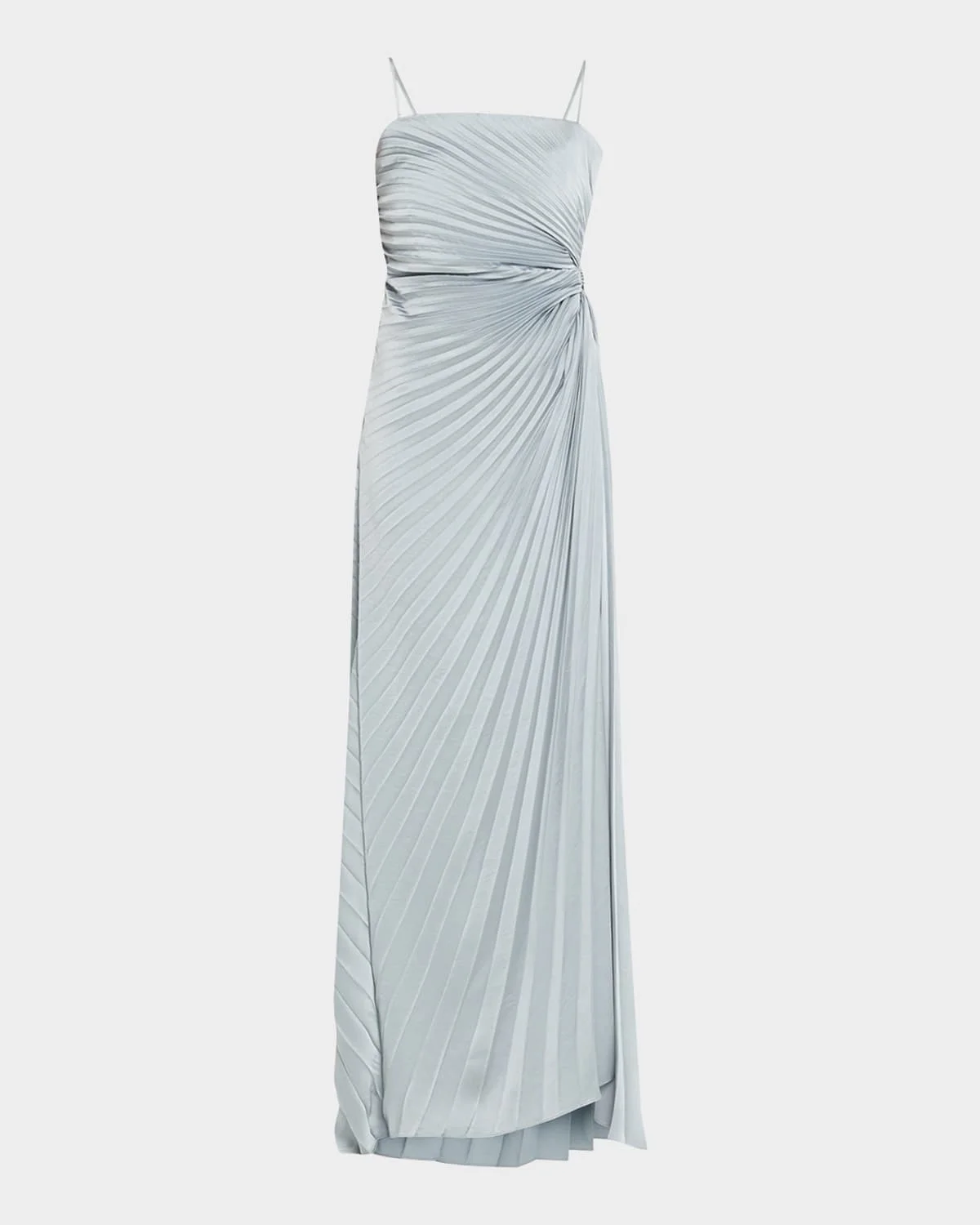 Layla Pleated Strapless Gown - 1