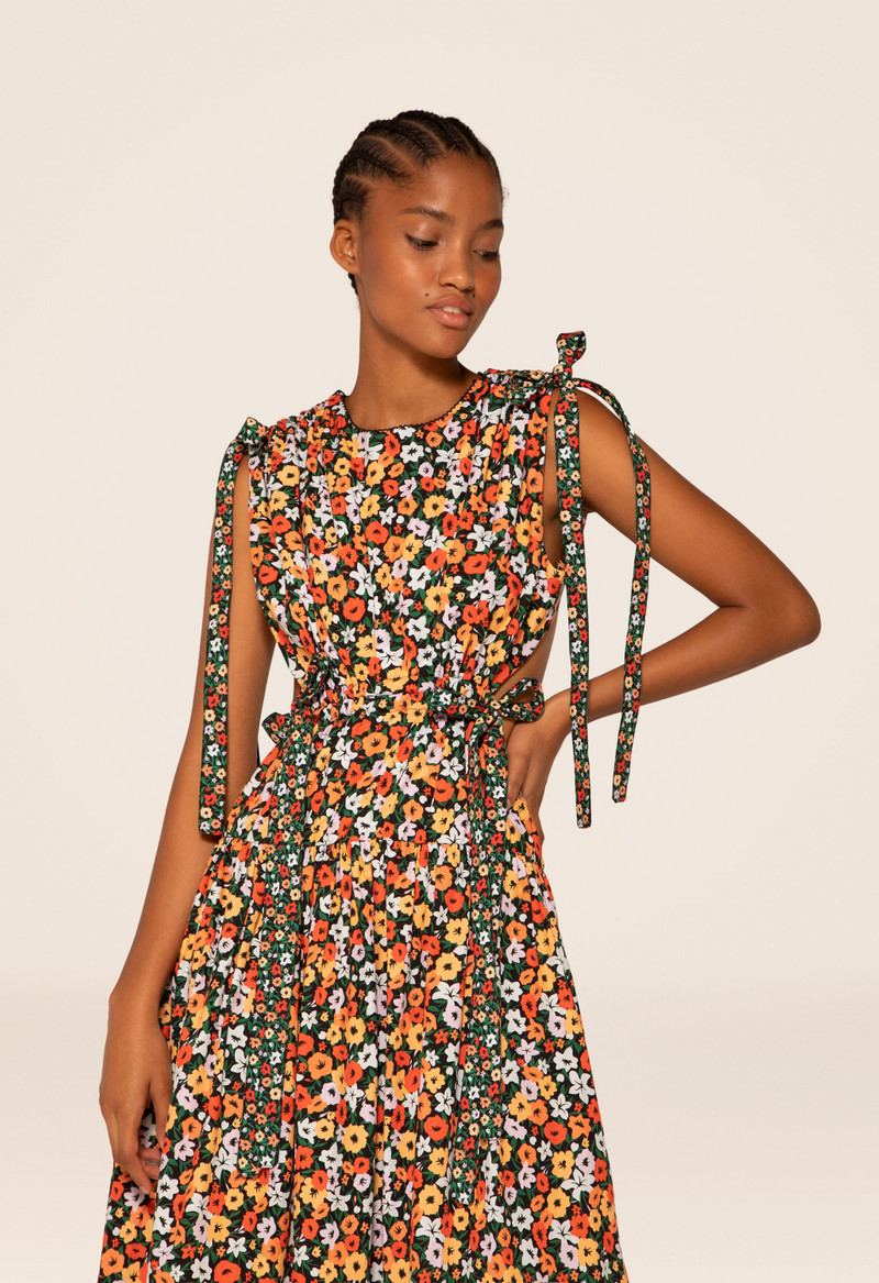 Guaguanco La Fania Noche Midi Dress 5