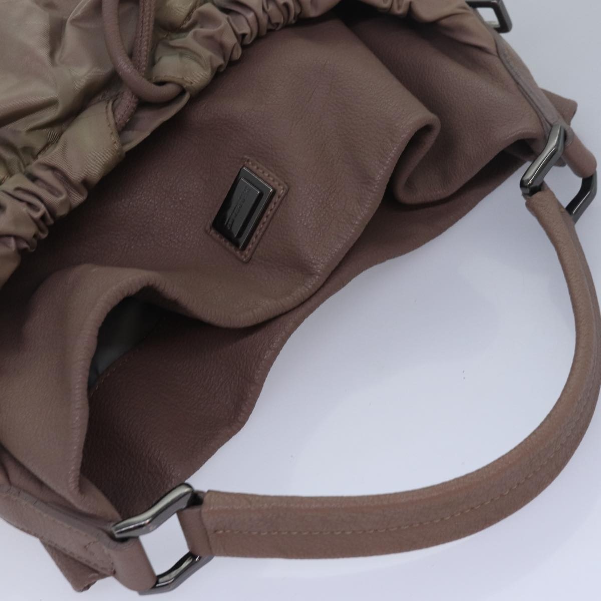 Burberry Nova Check Shoulder Bag Leather Beige - 6