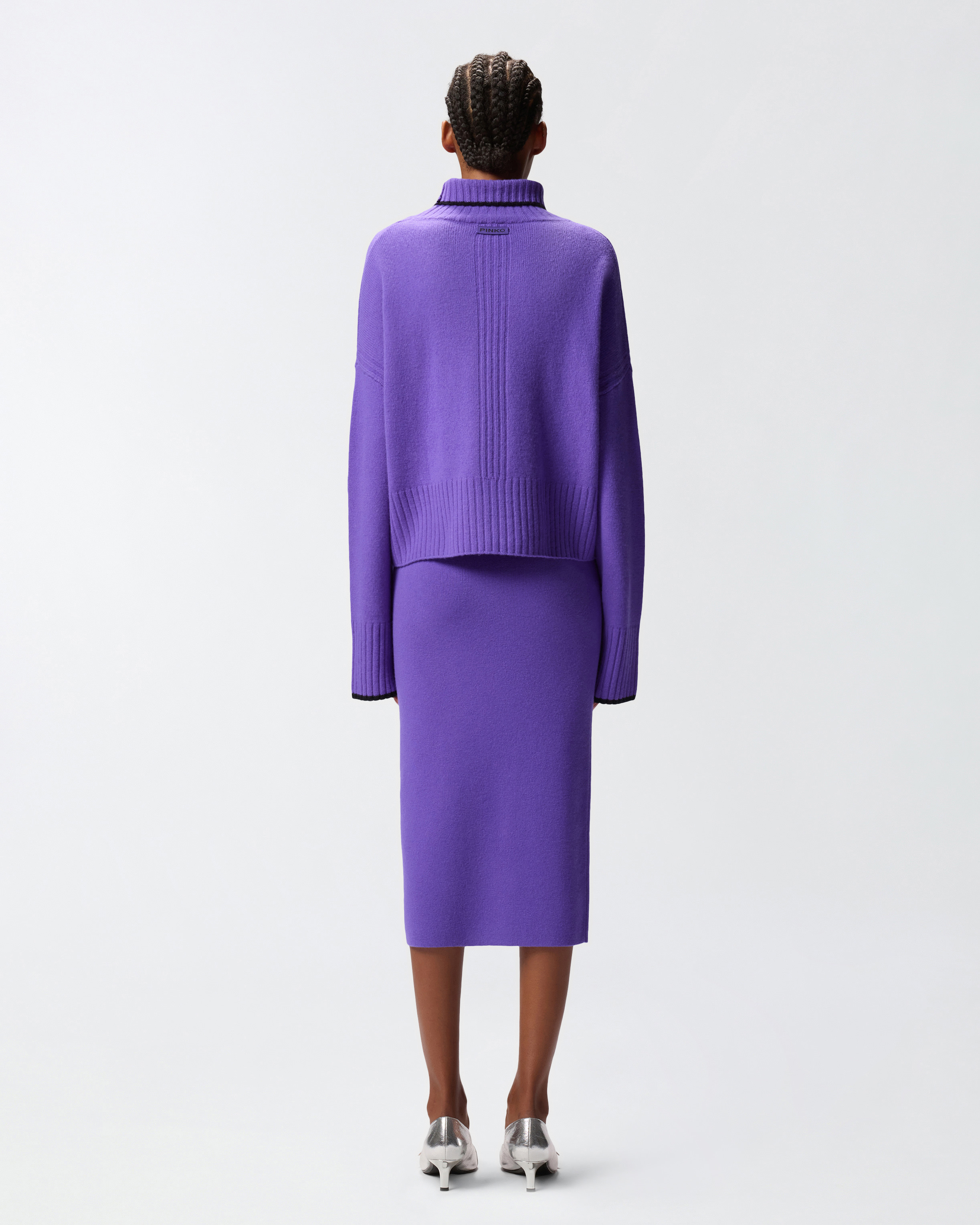 KNIT POLO-NECK SWEATER - 4