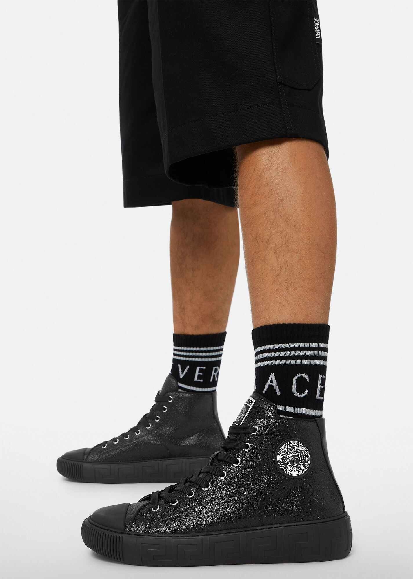 Greca Suede High-Top Sneaker - 2