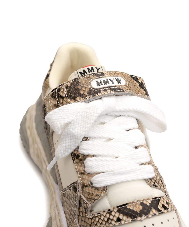 "KEITH" OG Sole Python Printed Leather Low-top Sneaker 18