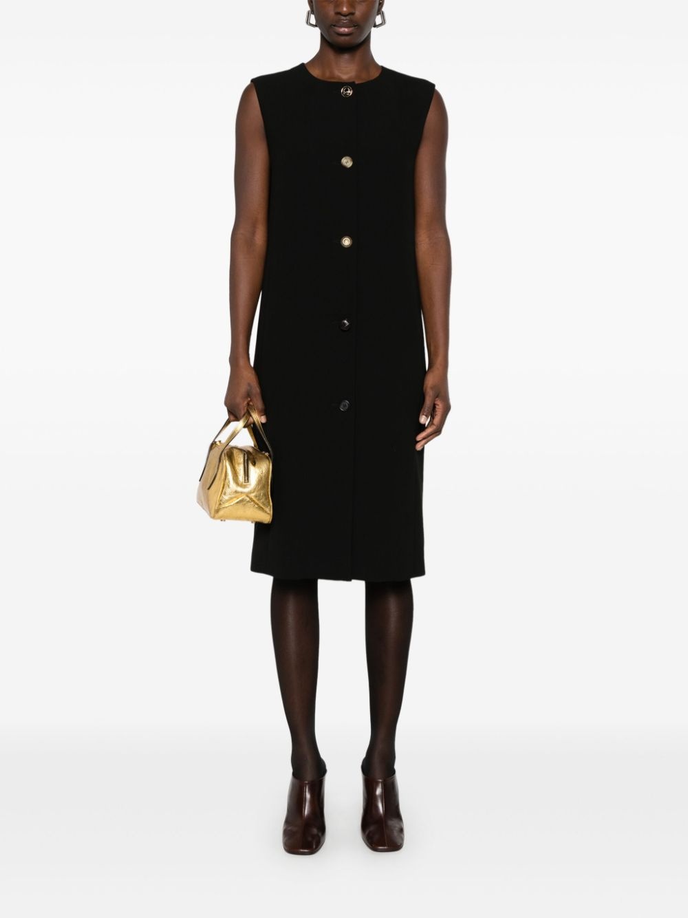 crepe midi dress - 2