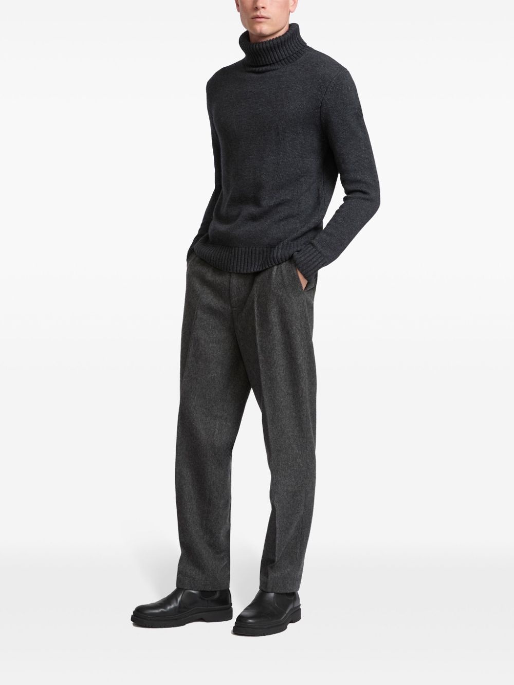virgin wool chinos - 2