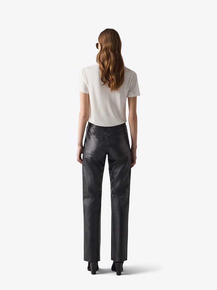 LEATHER PANT 52 BLACK - 2