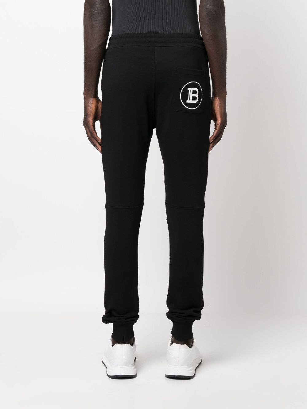 logo-print ribbed track pants - 4