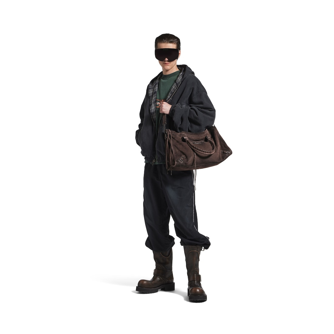 Men's Le City Bag Large in Light Espresso - 8