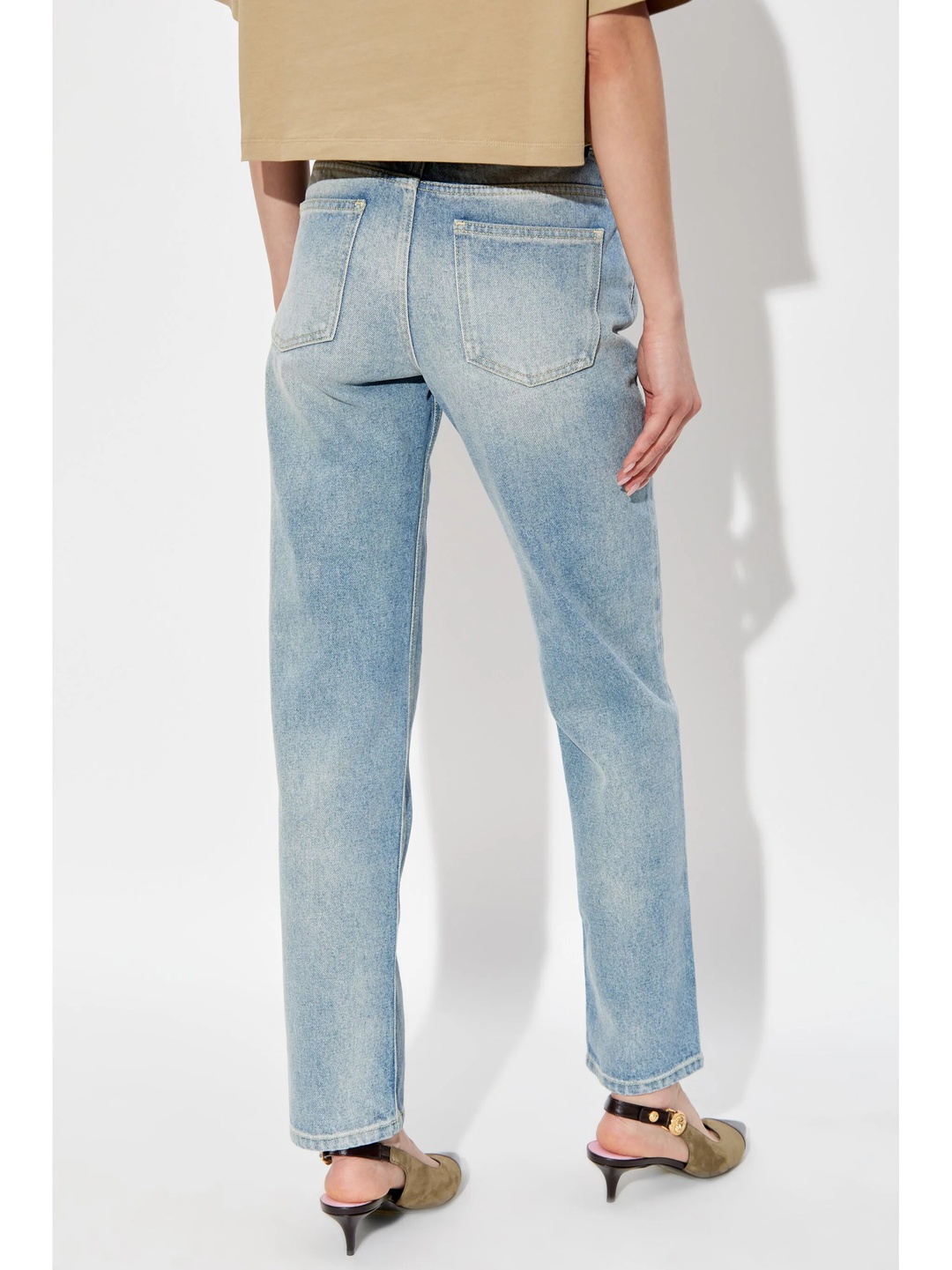 Straight Denim Pants - 4