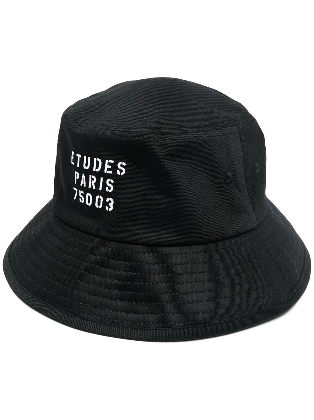 logo-print cotton bucket hat - 1