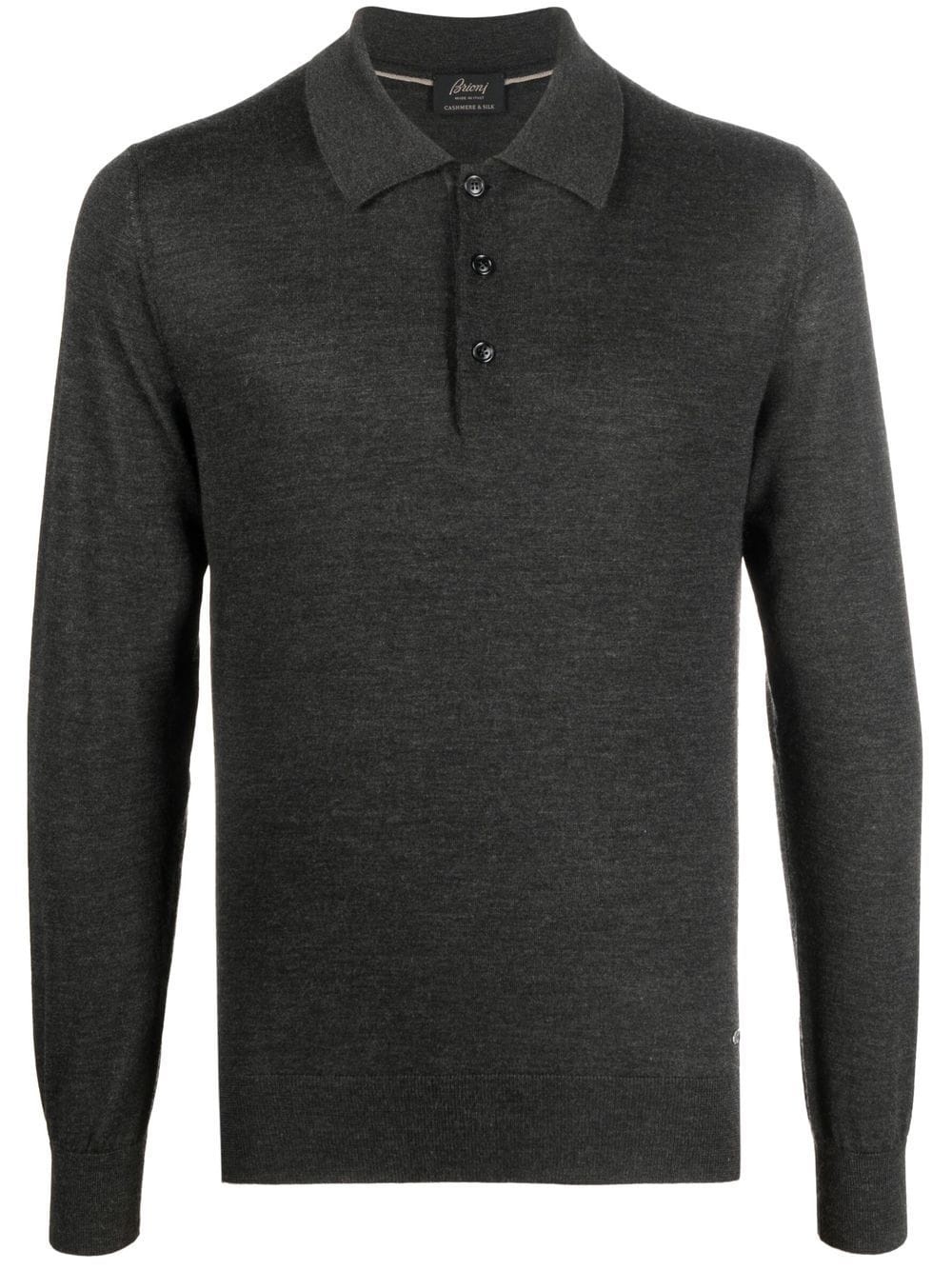 pullover cashmere polo shirt - 1