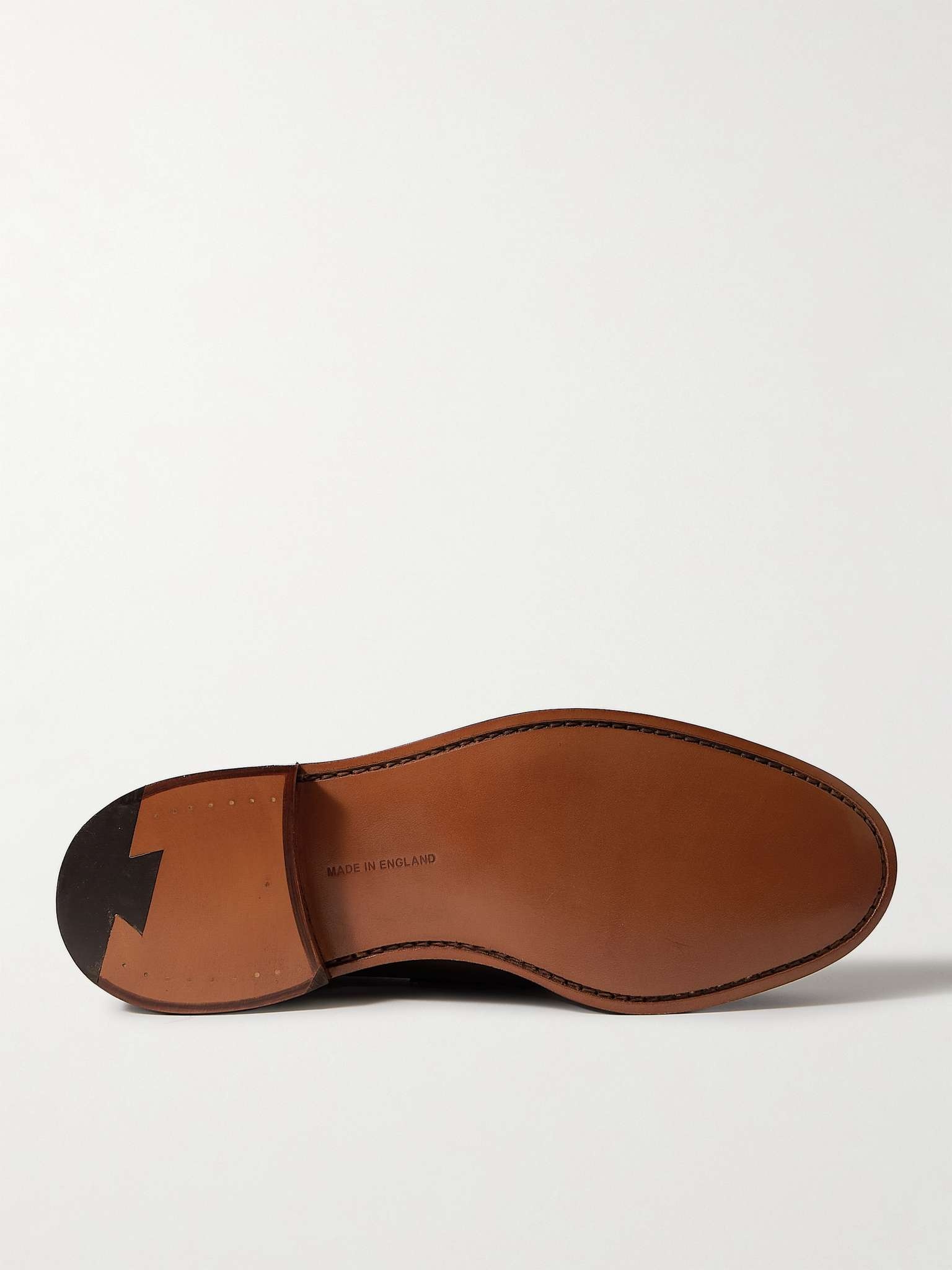 Adam Burnished-Leather Penny Loafers - 7
