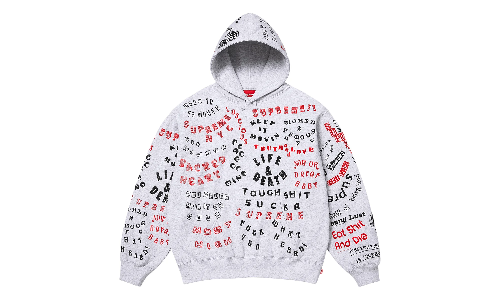 Too Deadly Hoodie "SS26 - Ash Grey" SU27291 - 1