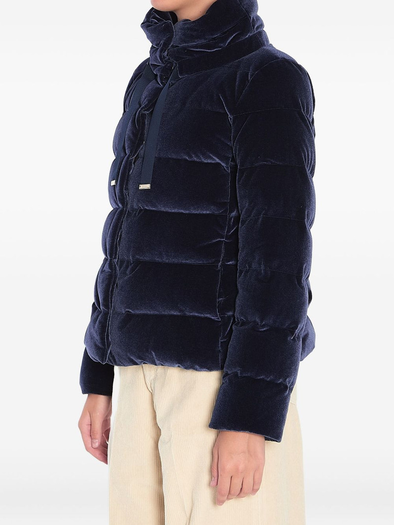 Herno velvet quilted jacket outlook