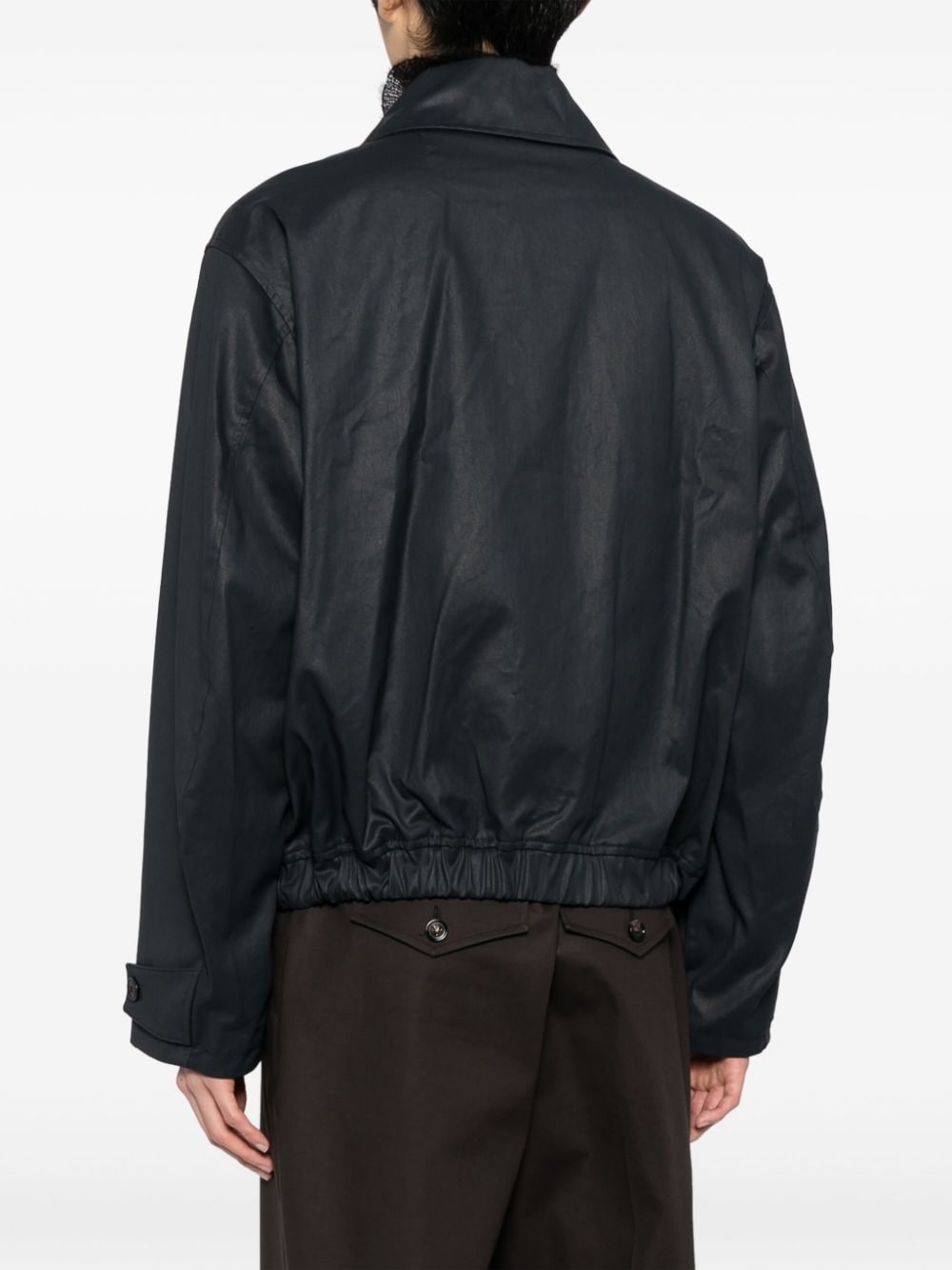 Lemaire oversized-collar bomber jacket | REVERSIBLE