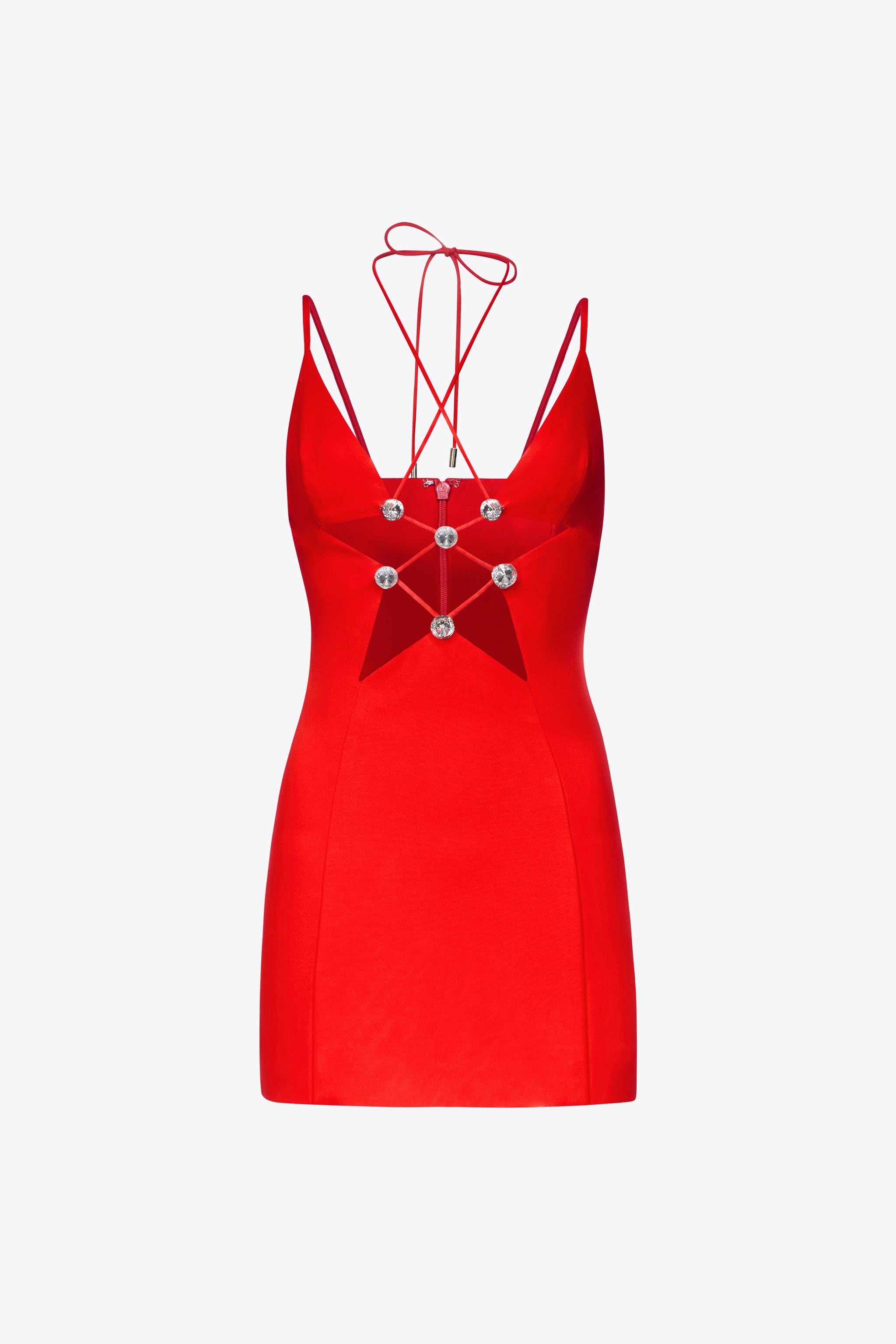 AREA STAR CUTOUT MINI DRESS | REVERSIBLE