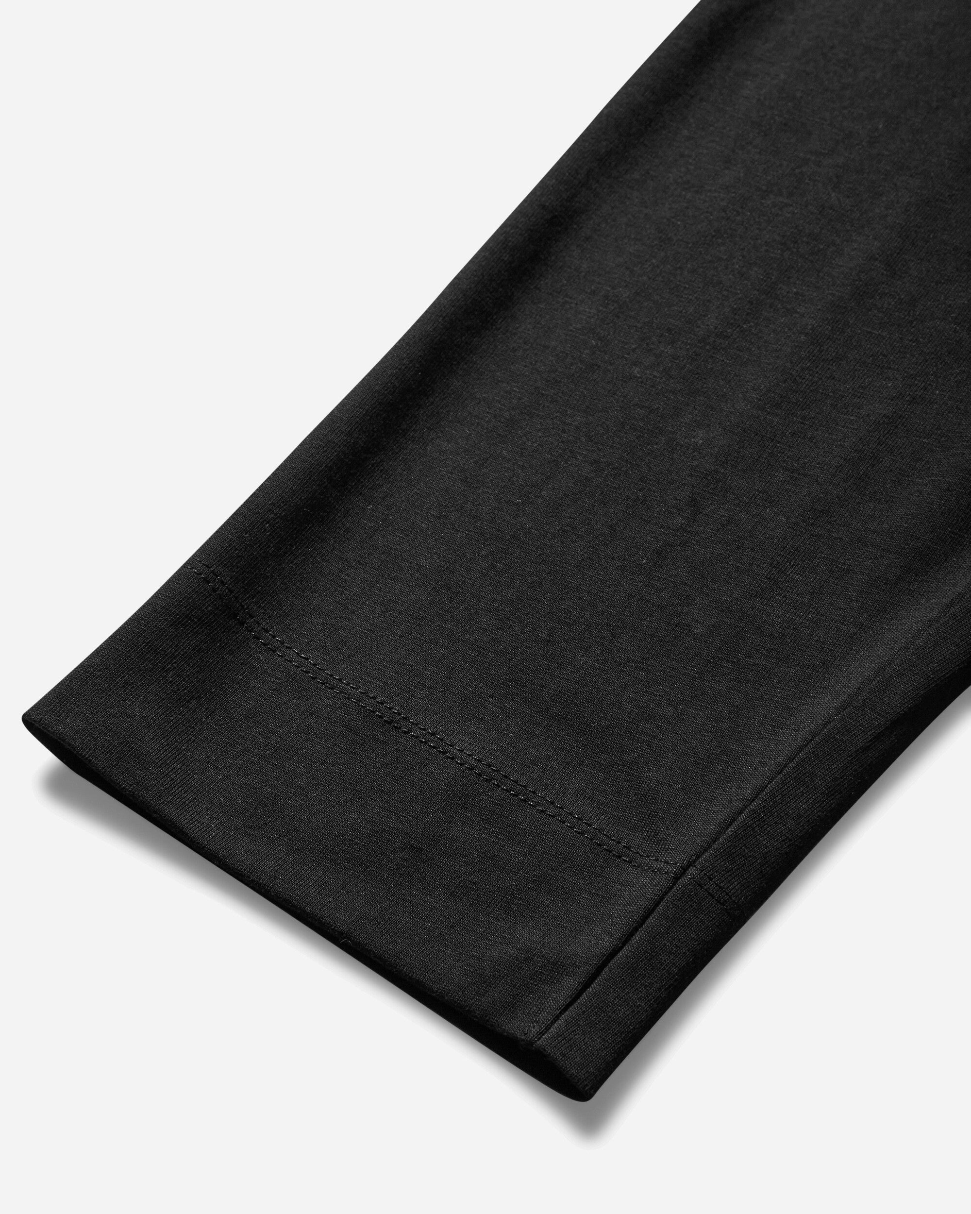 Men's Lace Collar T-Shirt Black - 4