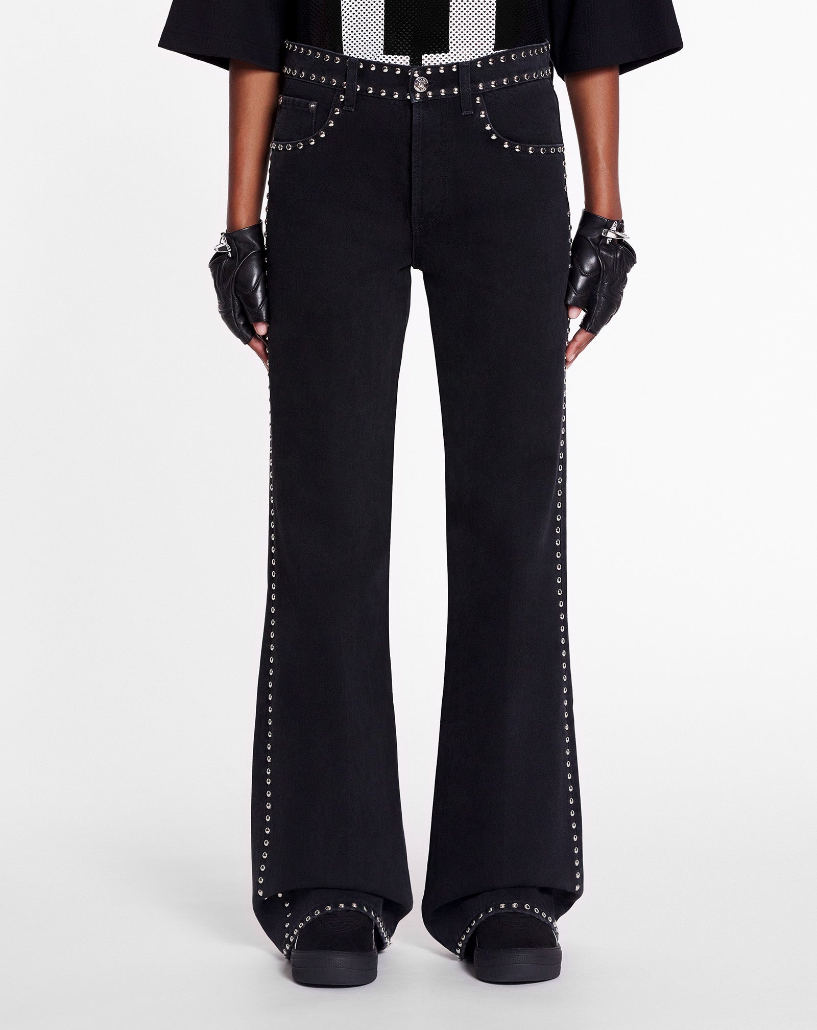 FLARED PANTS WITH STUDS LANVIN X FUTURE - 3