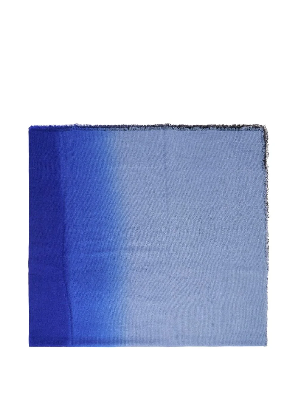 ombré frayed-edge scarf - 1