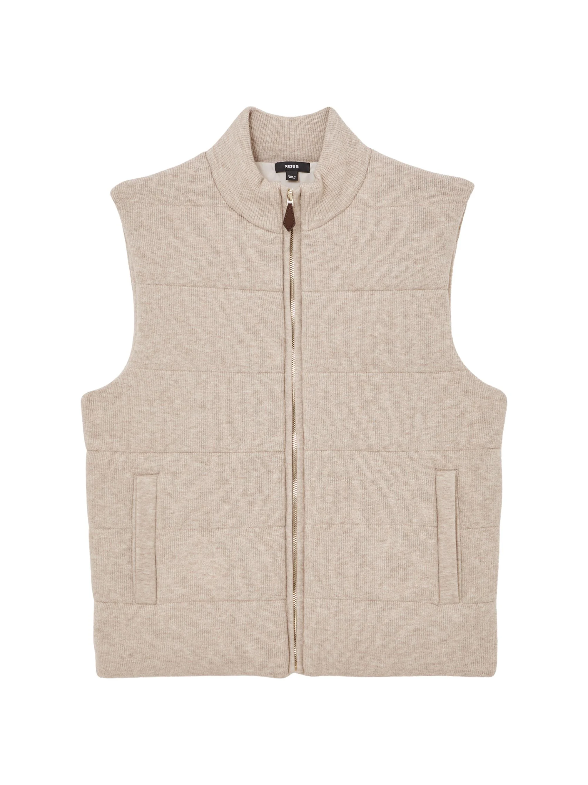 Men's Otley Rib-Knit Vest - Oatmeal - 1