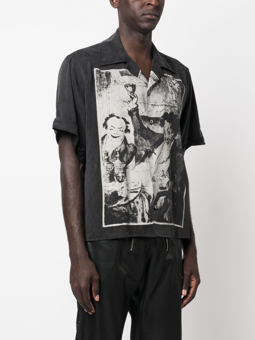 graphic-print short-sleeve shirt - 3