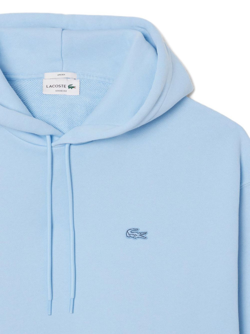 LACOSTE logo-patch hoodie outlook