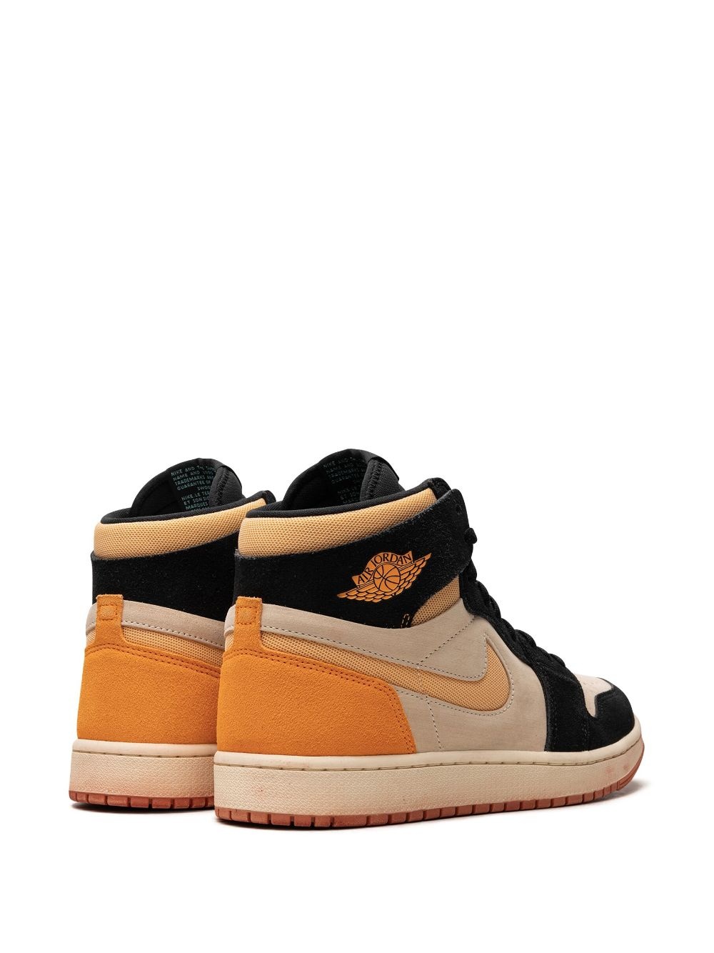 Air Jordan 1 High Zoom Air CMFT 2 "Muslin/Vivid Orange" sneakers - 3