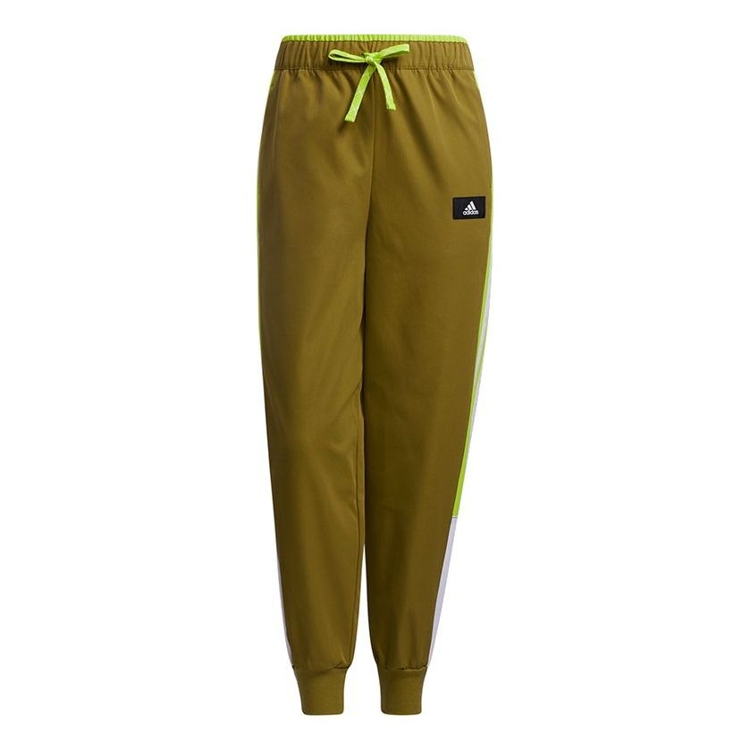 (WMNS) adidas Str Pt Cargo Colorblock Training Sports Long Pants/Trousers Brown GP0605 - 1