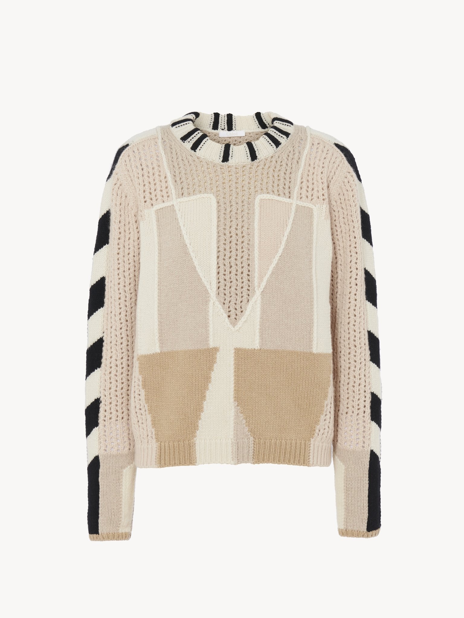 GRAPHIC KNIT SWEATER - 4