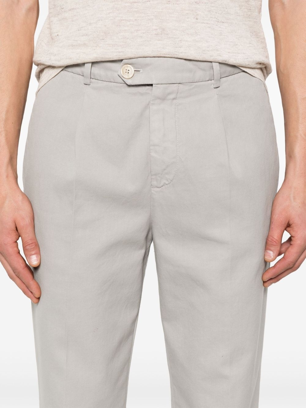 pleat-detail trousers - 5