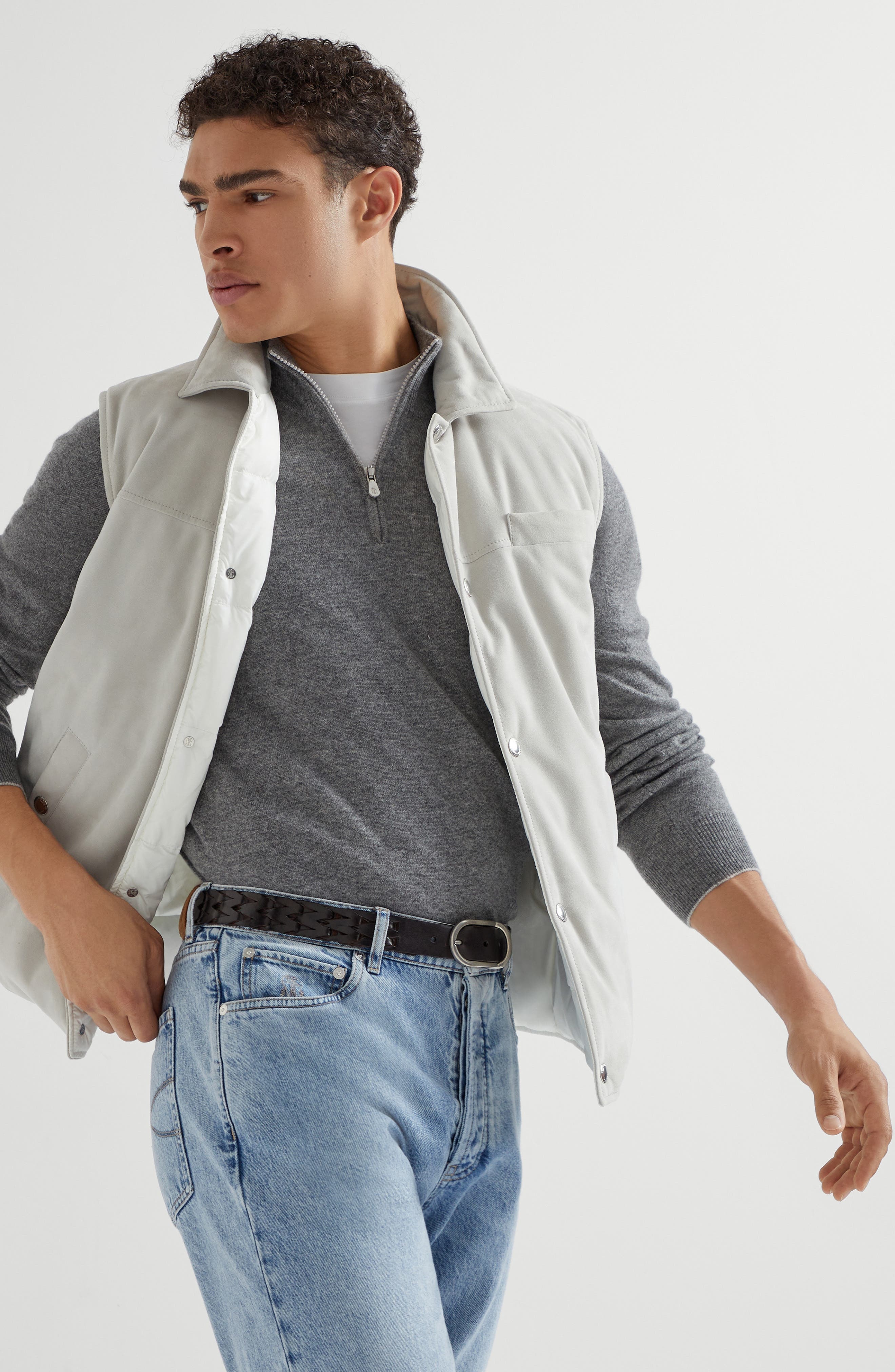 Brunello Cucinelli Cashmere sweater in Dark Grey at Nordstrom - 5