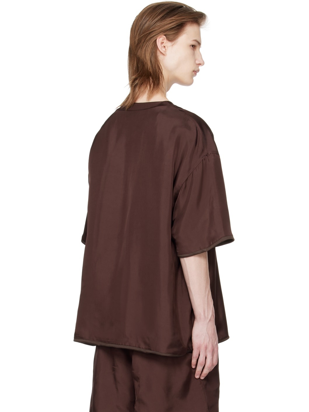 Burgundy & Brown Reversible T-Shirt - 3