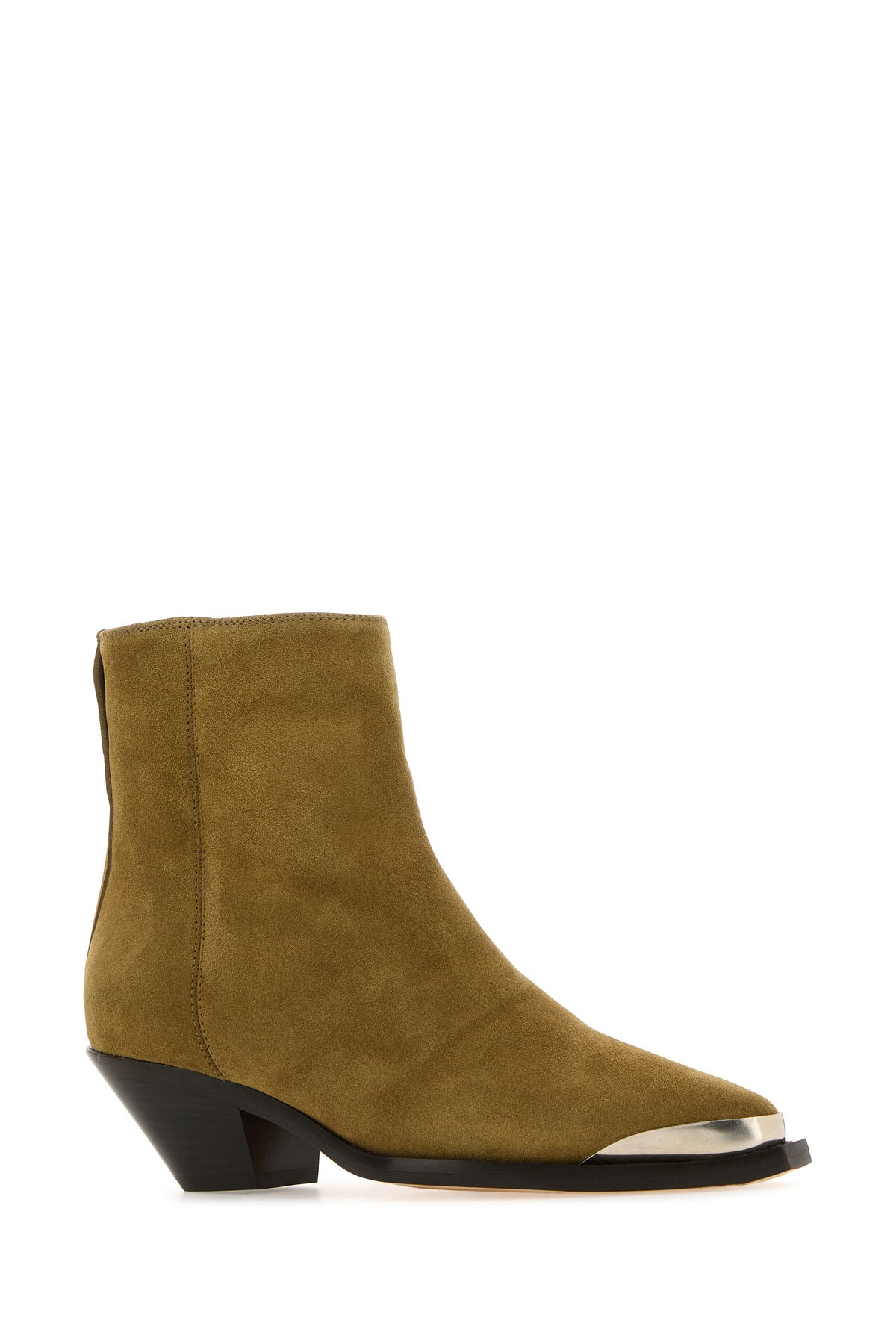 Beige suede Adnae ankle boots - 2
