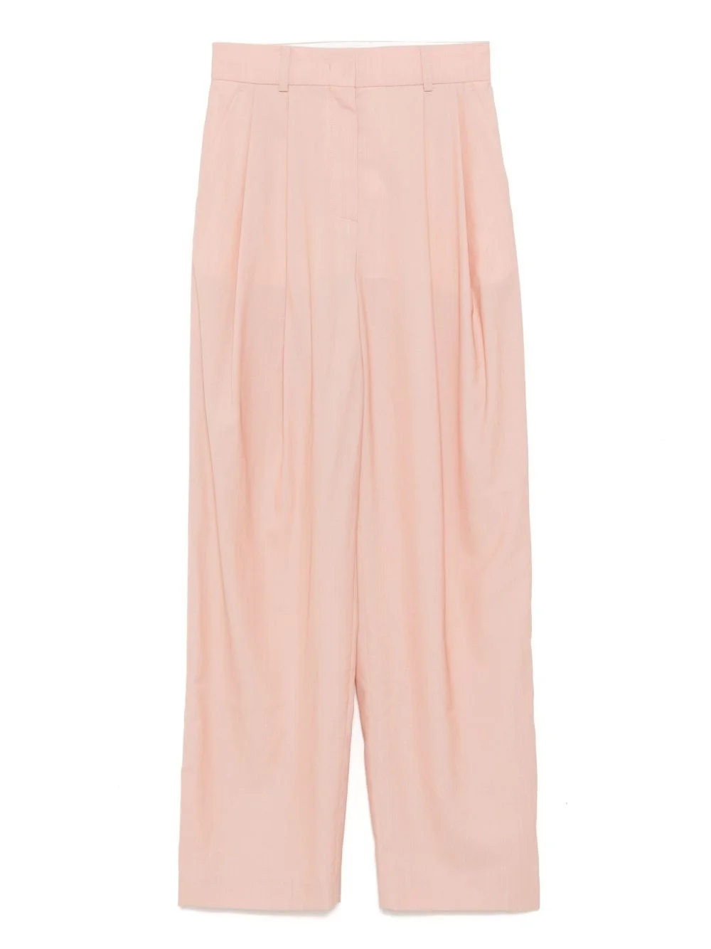 double pleated wide pants - 1