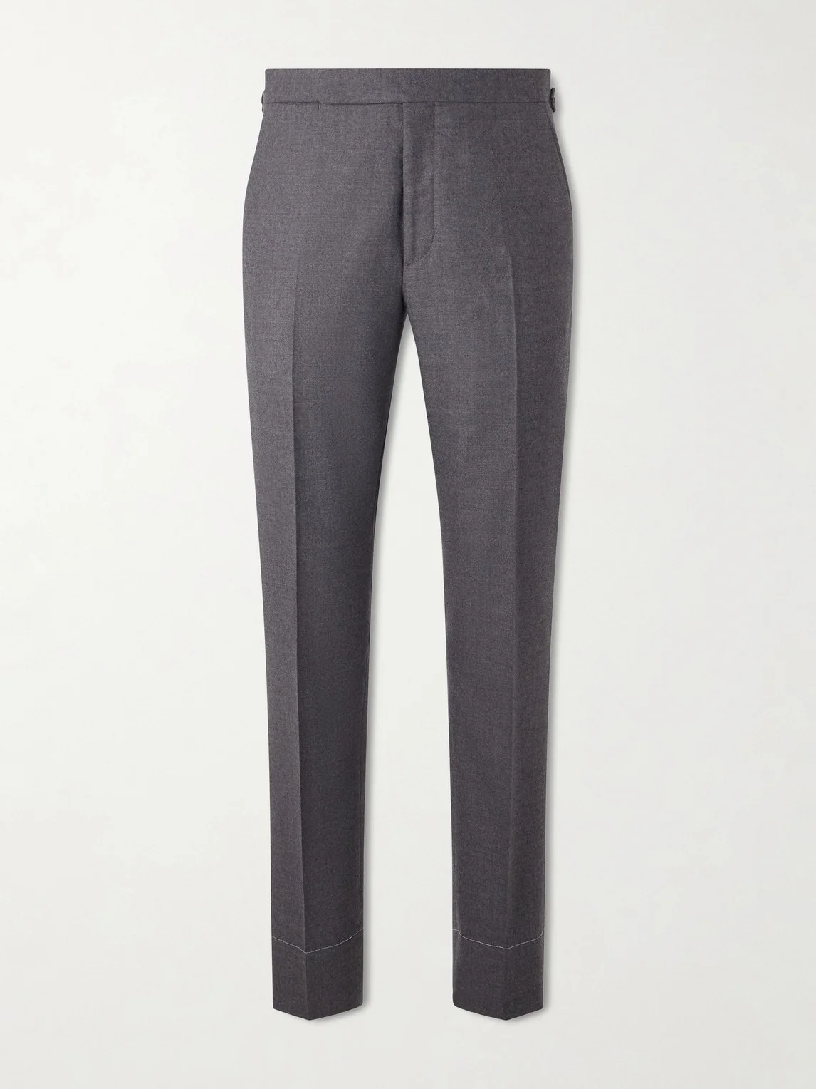 Gregory Straight-Leg Wool-Flannel Trousers - 1