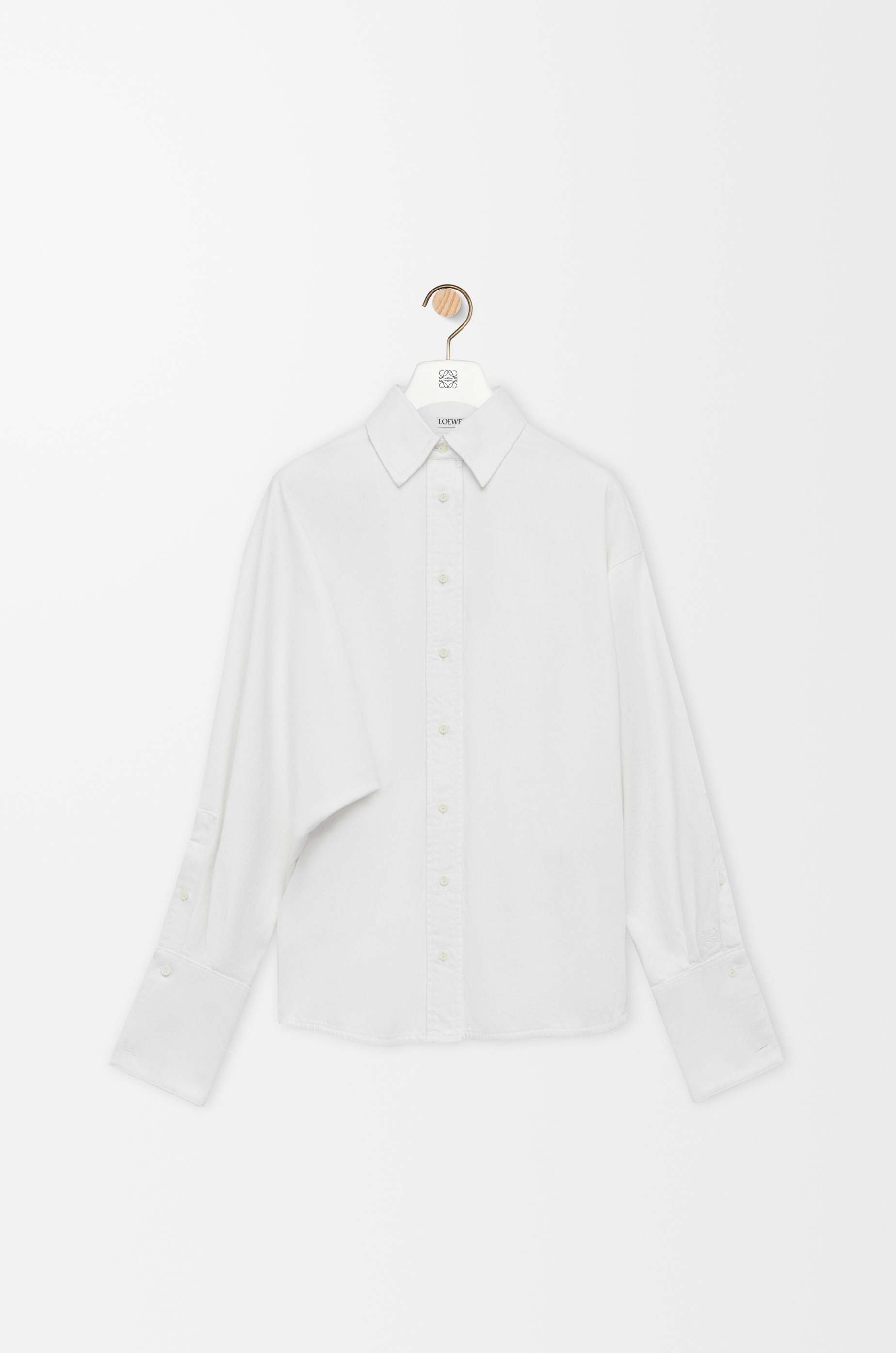 Wrap shirt in denim - 1