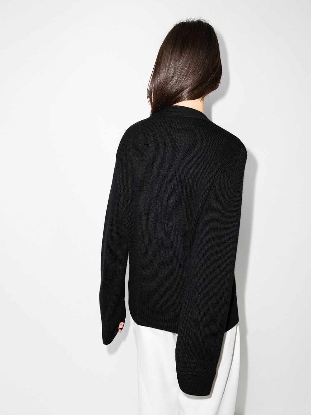 Davvi oversized V-neck cardigan - 3
