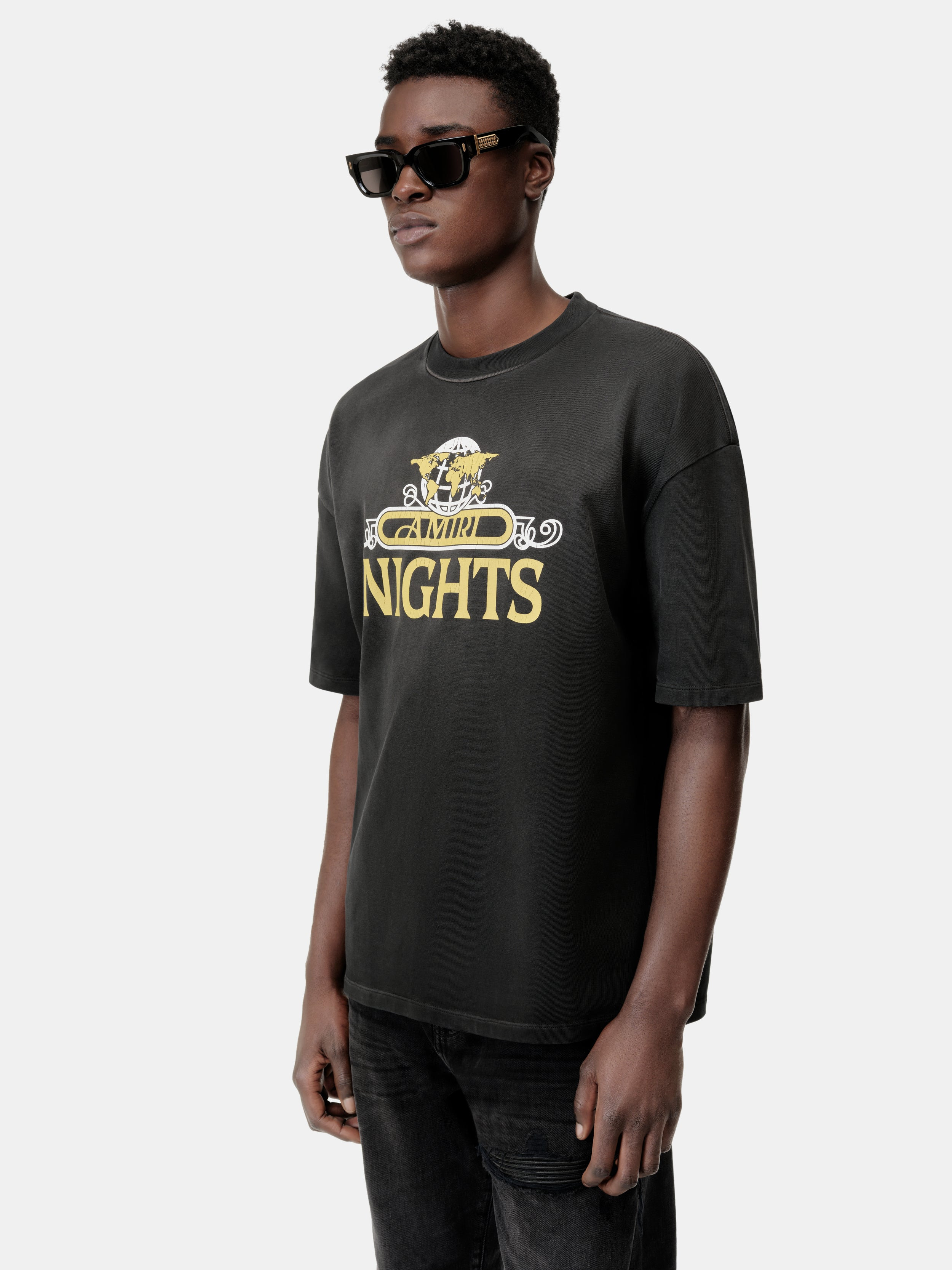 AMIRI NIGHTS OVERSIZED TEE - 5