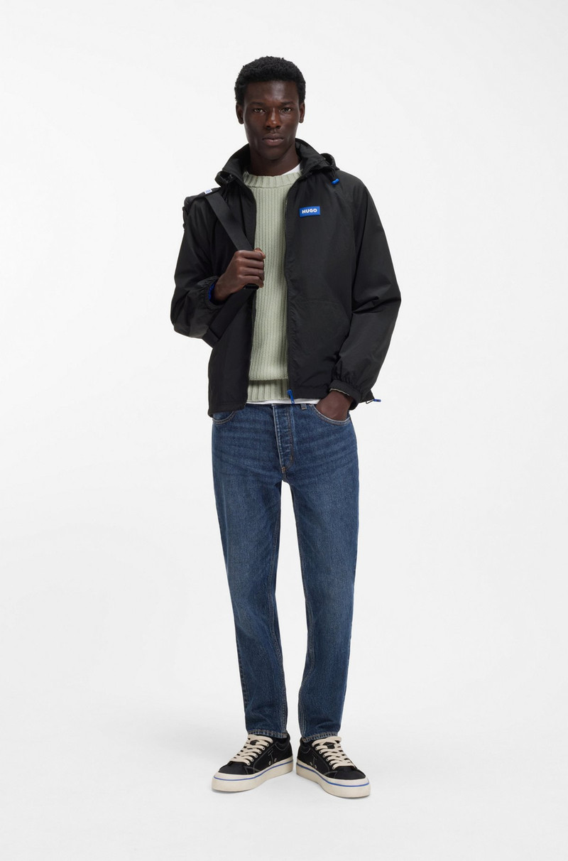 HUGO LOGO-PATCH WINDBREAKER WITH WATER-REPELLENT FINISH outlook