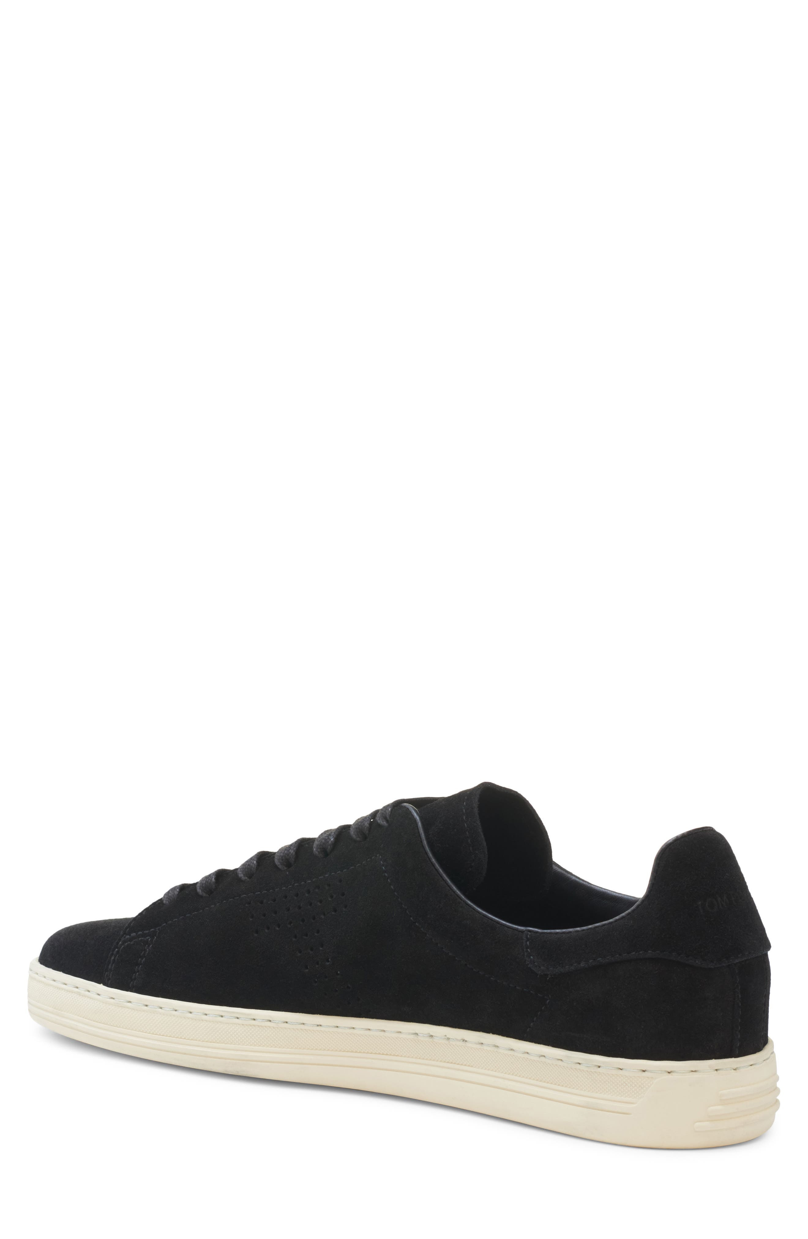 TOM FORD Warwick Low Top Sneaker in 3Nw02 Black/Cream at Nordstrom - 2