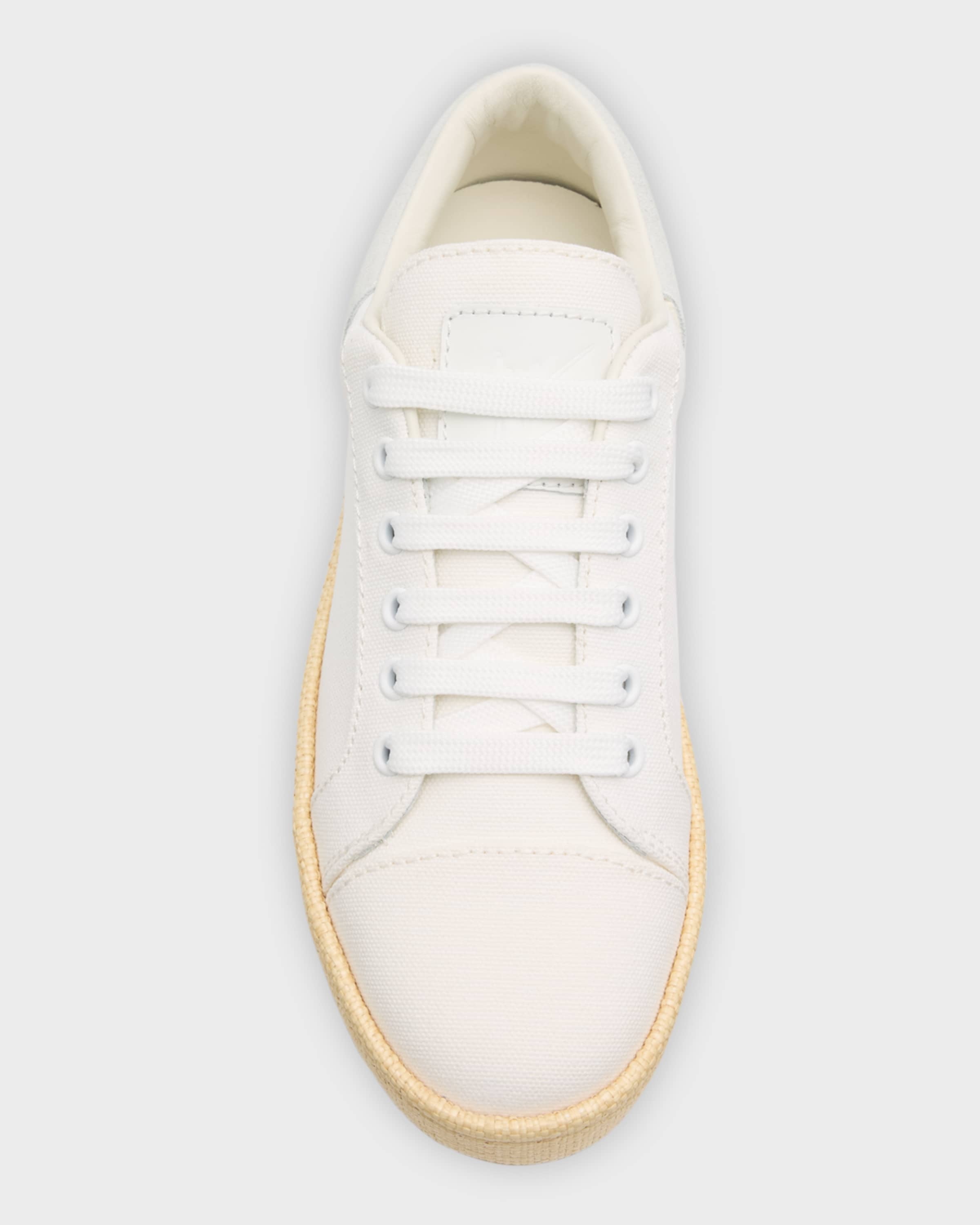 Canvas Low-Top Sneakers - 5