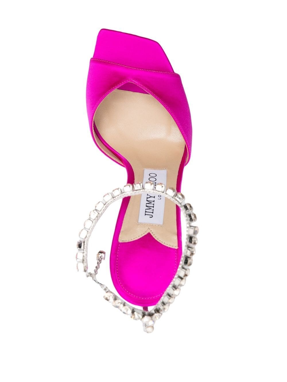 Saeda crystal-embellished 110mm sandals - 4