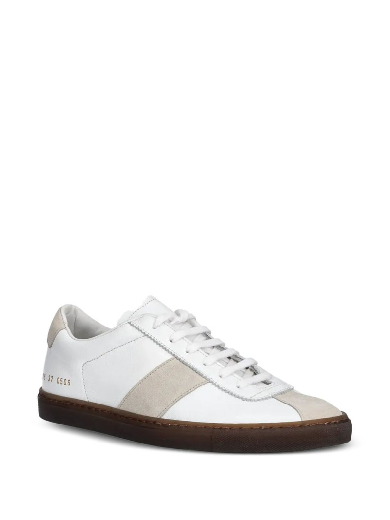 Common Projects panelled leather sneakers outlook