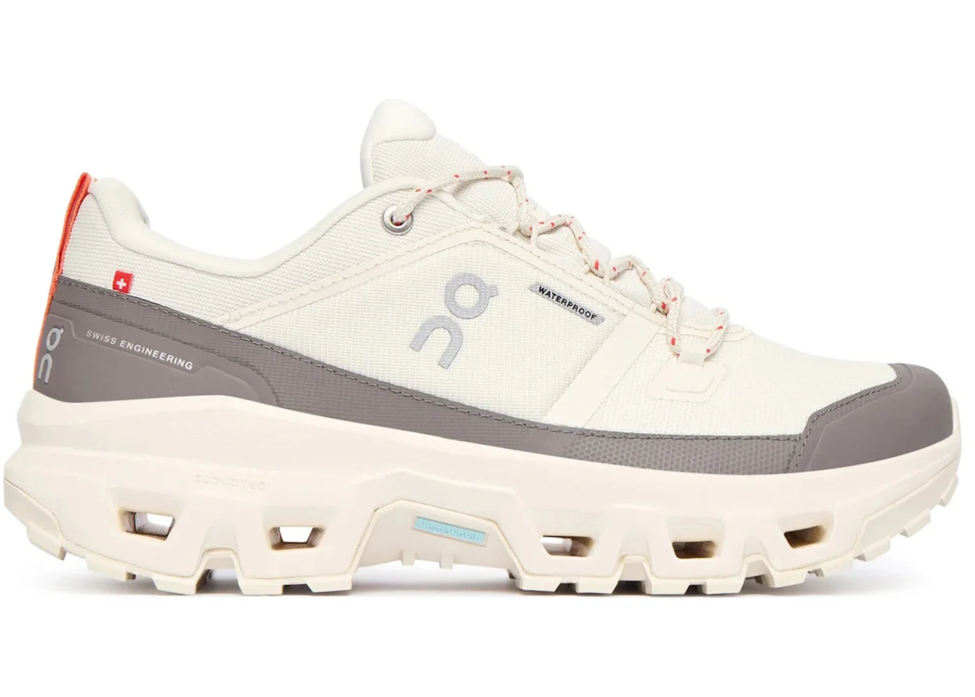 On Running Cloudrock Low Waterproof Ivory Grey - 1