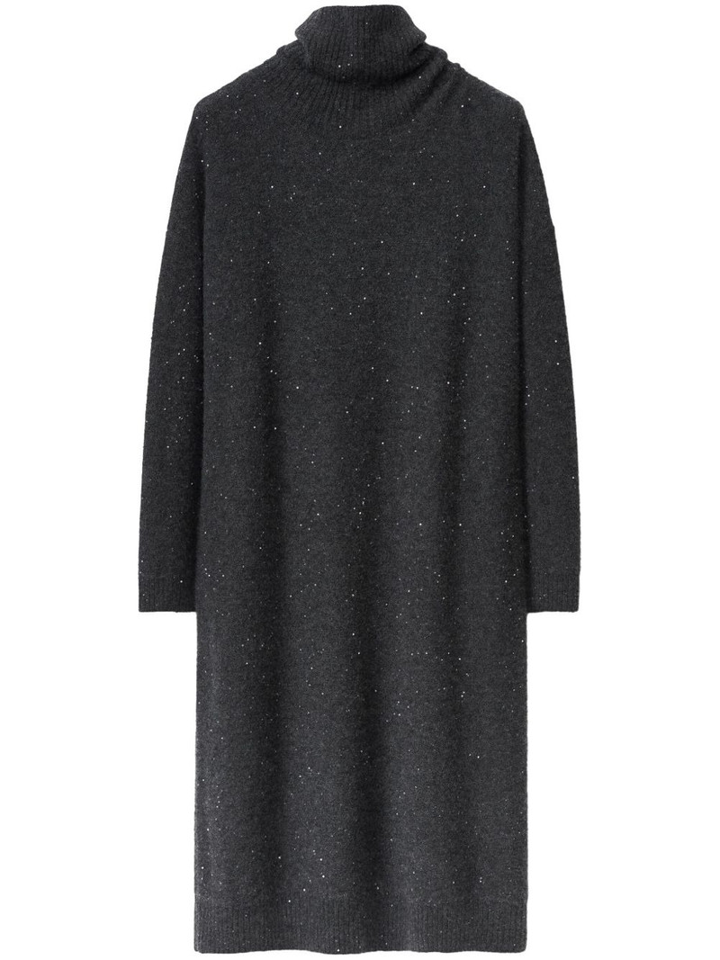 sequinned knit dress 1